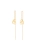 Kamena gold chain earrings