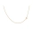 Gold-plated ankle bracelet with a delicate chain